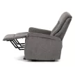 Elektromos relax fotel állítható háttámlával szürke szövet TV-Q8575 GREY2