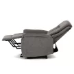 Elektromos relax fotel állítható háttámlával szürke szövet TV-Q8575 GREY2