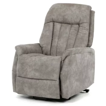   Elektromos relax fotel állítható háttámlával szürke vintage szövet TV-Q8575 GREY3