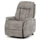 Elektromos relax fotel állítható háttámlával szürke vintage szövet TV-Q8575 GREY3
