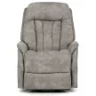 Elektromos relax fotel állítható háttámlával szürke vintage szövet TV-Q8575 GREY3