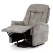 Elektromos relax fotel állítható háttámlával szürke vintage szövet TV-Q8575 GREY3
