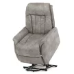 Elektromos relax fotel állítható háttámlával szürke vintage szövet TV-Q8575 GREY3