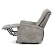 Elektromos relax fotel állítható háttámlával szürke vintage szövet TV-Q8575 GREY3