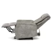 Elektromos relax fotel állítható háttámlával szürke vintage szövet TV-Q8575 GREY3
