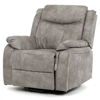   Elektromos relax fotel állítható háttámlával szürke vintage szövet TV-Q8668 GREY3