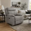 Elektromos relax fotel állítható háttámlával szürke vintage szövet TV-Q8668 GREY3