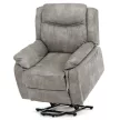 Elektromos relax fotel állítható háttámlával szürke vintage szövet TV-Q8668 GREY3