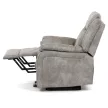 Elektromos relax fotel állítható háttámlával szürke vintage szövet TV-Q8668 GREY3