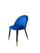 Modern Velvet Dining Chair Blue Dc-2048 