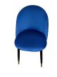 Modern Velvet Dining Chair Blue Dc-2048 