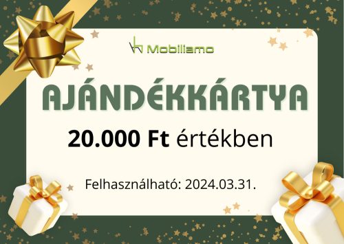 Ajándékkártya 20.000 Ft értékben