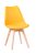 Scandinavian Dining Chair Yellow MONZA