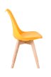 Scandinavian Dining Chair Yellow MONZA