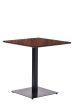 Square Bistro Dining Table Oak 70x70 / 80x80 cm MDF/Metal PALERMO