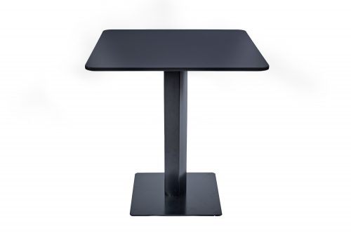 Szögletes Étkezőasztal, Bisztró Asztal Fekete Színben Palermo - 70X70 cm./80x80 cm. Mdf-fém  Palermo - 70X70 cm./80x80 cm. Mdf-fém 