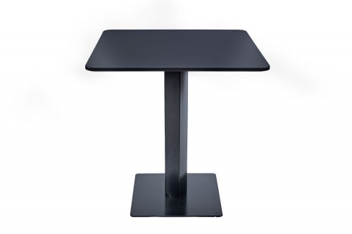 Rectangular Dining Table, Bistro Table Black Colour Palermo - 70X70 cm./80x80 cm. Mdf-metal Palermo - 70X70 cm./80x80 cm. Mdf-metal 