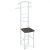 Valet stand 82646 brown solid wood and chrome metal