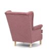 Pink Vintage Fabric Lounge Armchair AK-388 (In Stock)