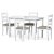 Dining set AUT-6070 white 4 person