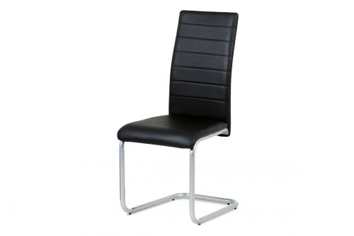 Last Piece - Modern Sledge Dining Chair Black Din stoc Dcl-102 LAST DARAB