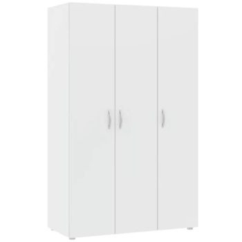   BASIC ruhásszekrény 110 cm, fehér, 3 ajtós – raktárról
