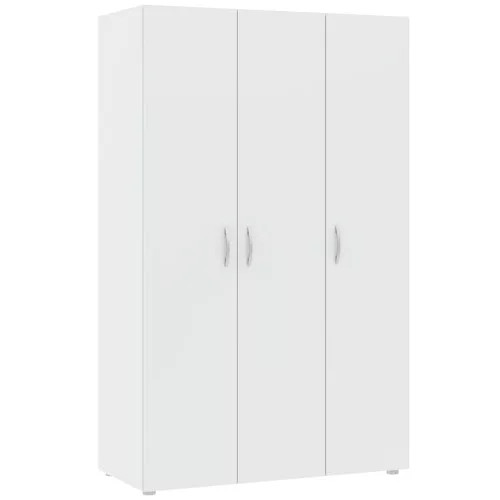 BASIC ruhásszekrény 110 cm, fehér, 3 ajtós – raktárról