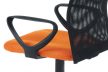 Modern Office Swivel Chair in Orange from stock KA-b047 