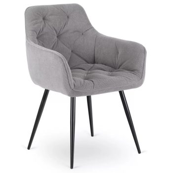 Grey Fabric Dining Chair MODESTO (In Stock)