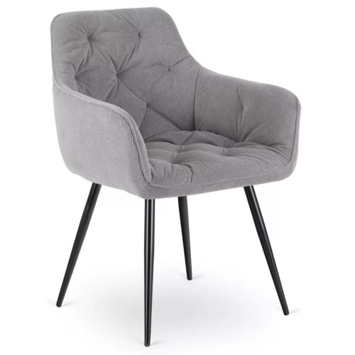 Grey Fabric Dining Chair MODESTO (In Stock)