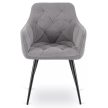Grey Fabric Dining Chair MODESTO (In Stock)