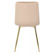 Krémszínű Bársony Étkezőszék YORK Belföldi Raktárról