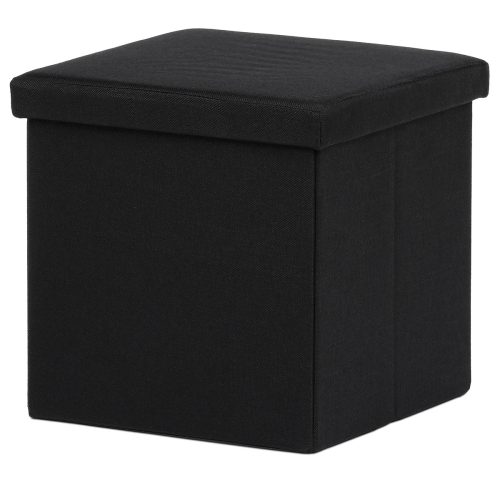 Storage Ottoman Black Fabric TAB-461 (In Stock)