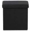Storage Ottoman Black Fabric TAB-461 (In Stock)