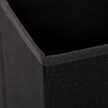 Storage Ottoman Black Fabric TAB-461 (In Stock)