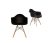 Verona Plastic Dining Armchair Black (In Stock)