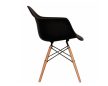 Verona Plastic Dining Armchair Black (In Stock)