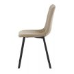 Sötét bézs bársony étkezőszék, DCL-973 CAP4, belföldi raktárról