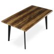 HT-F4416 Dining Table 160x90 cm MDF Old Wood OLW