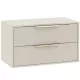 AVI 80 cm fürdőszobai mosdószekrény 2 fiókkal soft close rendszerrel