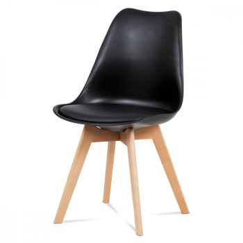 Scandinavian Dining Chair Black MONZA