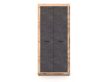 2-door wardrobe in aged wood/concrete grey finish - Luna2