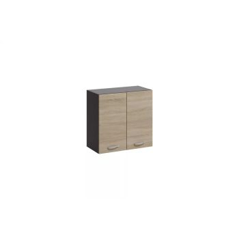   Kitchen wall cabinet in light/dark sonoma finish 60 cm - Livia LV-04/G