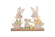 EASTER BUNNY FAMILY, WOODEN