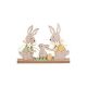 Wooden Easter Bunny Family
