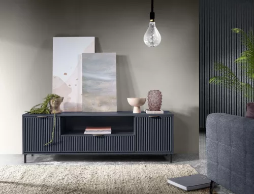 TV Cabinet 165.3 cm Indigo ELEGANZO LS-4