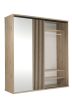 Wardrobe 179 cm Artisan Oak MODERNO C-14