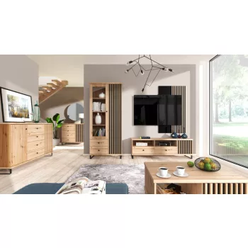 TV Cabinet 160.6 cm Artisan Oak MODERNO C-6