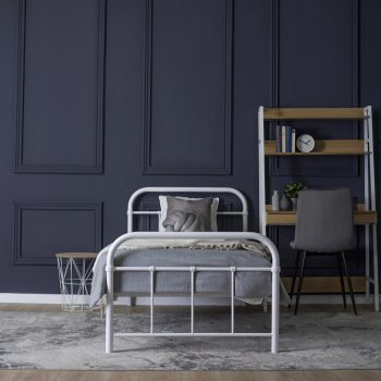 Bed 90x200 cm PABLO white