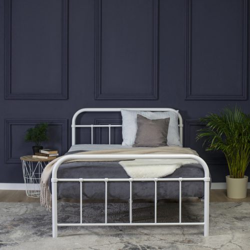 Bed 120x200 cm PABLO white